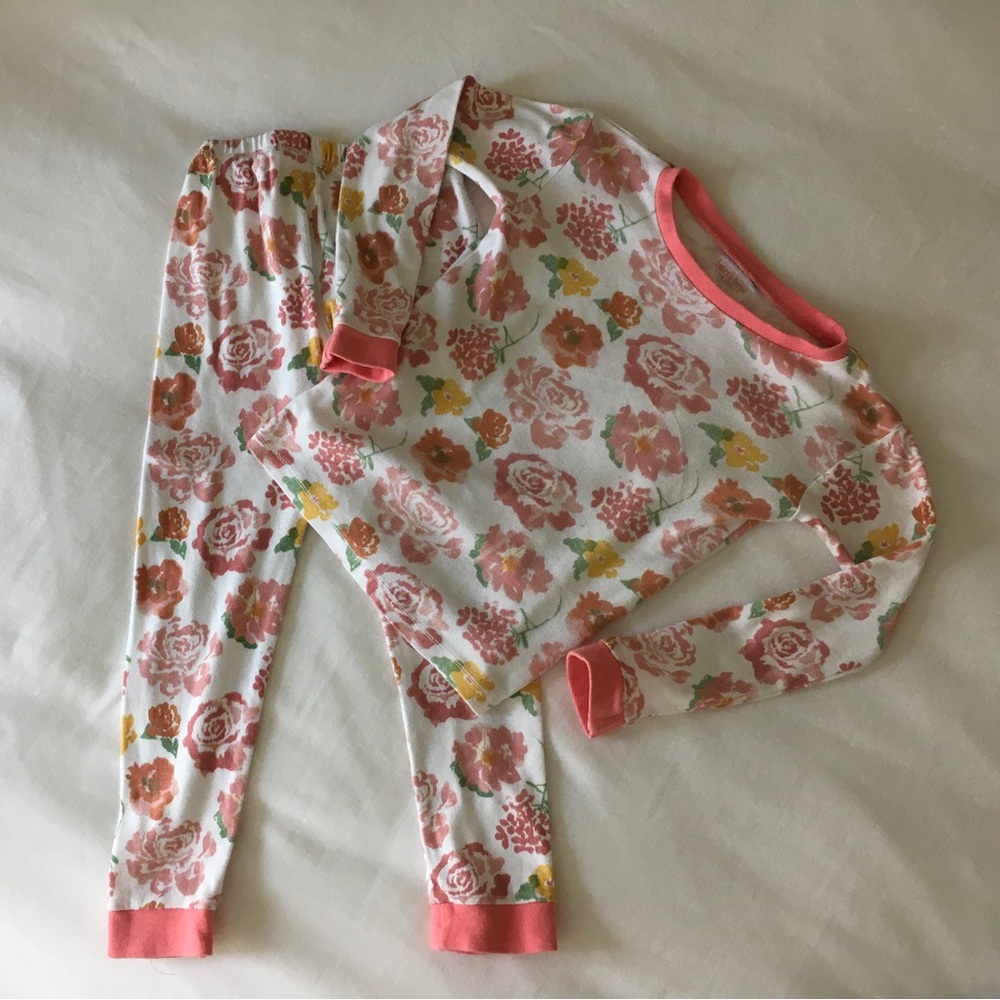 Burt’s Bees Kids Flower PJs Size 5T
